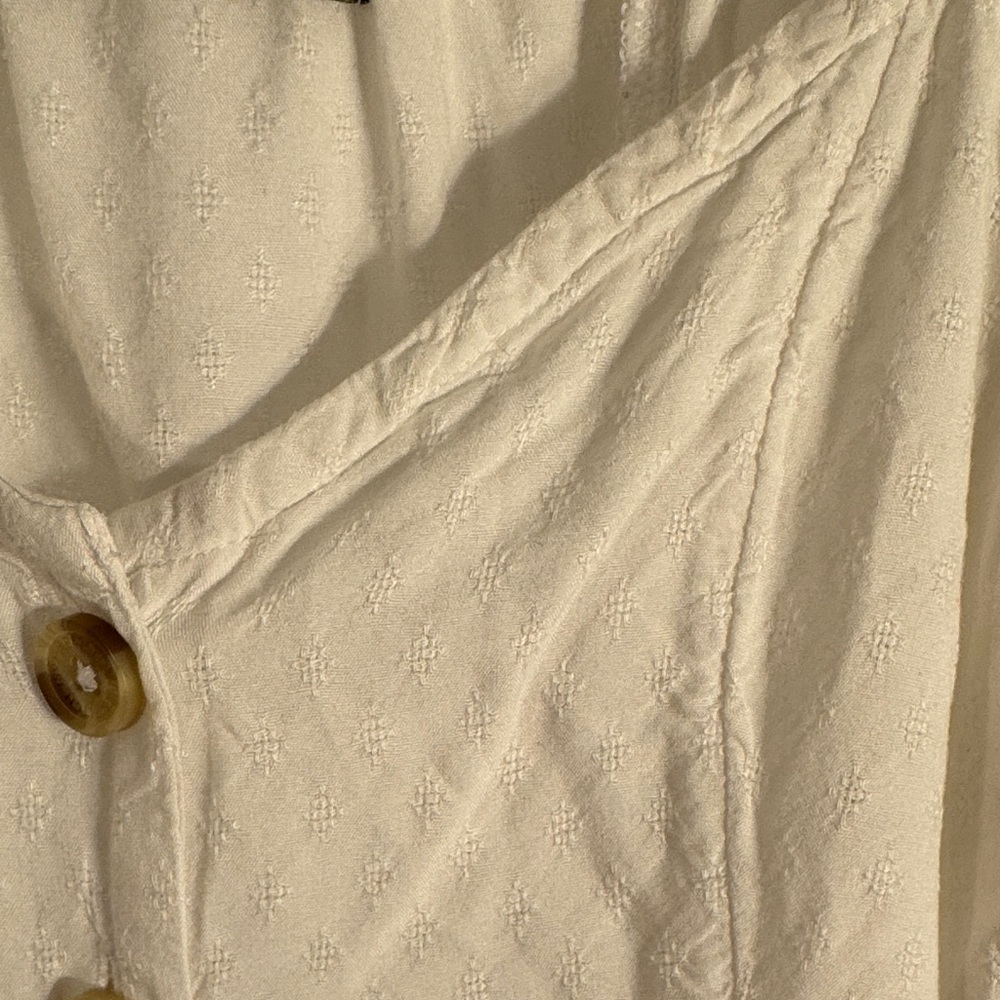 Abercrombie & Fitch White Button-Down Blouse Long Sleeve Women’s Size Small - Picture 5 of 12